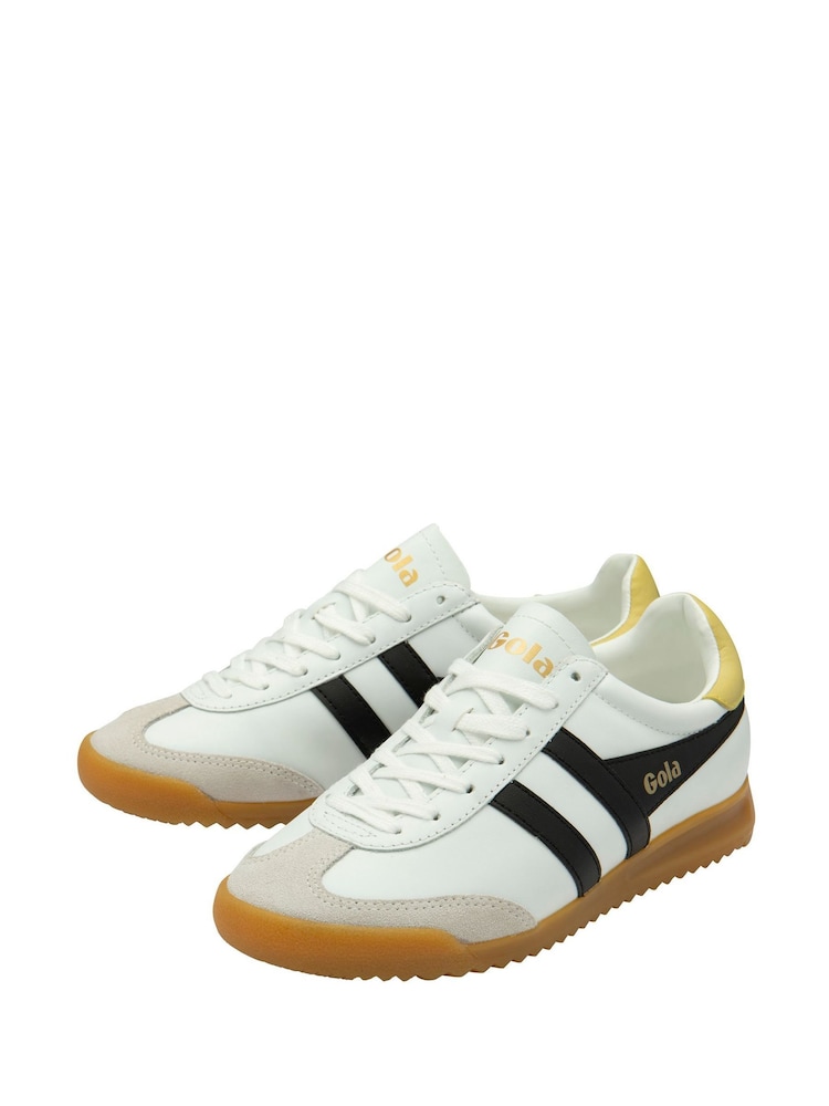 Gola White/Black Womens Elan Trainers - Image 2 of 5