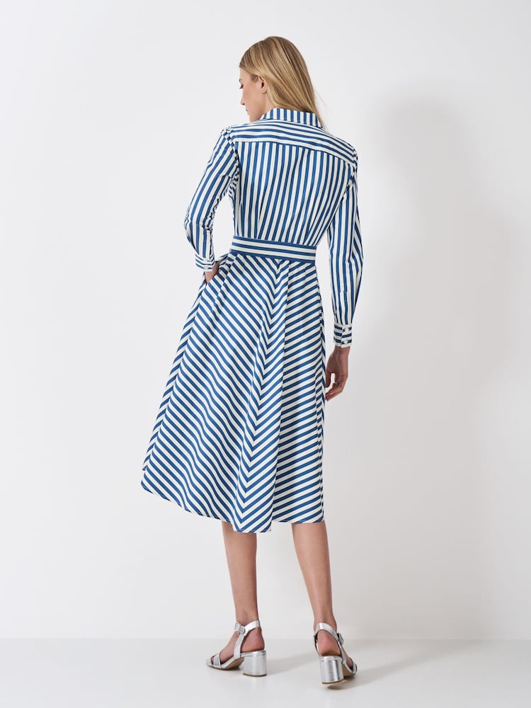 Crew Clothing Stripe 100% Cotton Shirt Dress - Imagen 2 de 5 Crew Clothing Stripe 100% Cotton Shirt Dress - Imagen 2 de 5