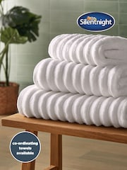 Silentnight White Ribbed Cotton Bath Mat - Image 6 of 6