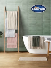 Silentnight Grey Ribbed Cotton Bath Mat - Image 3 of 6
