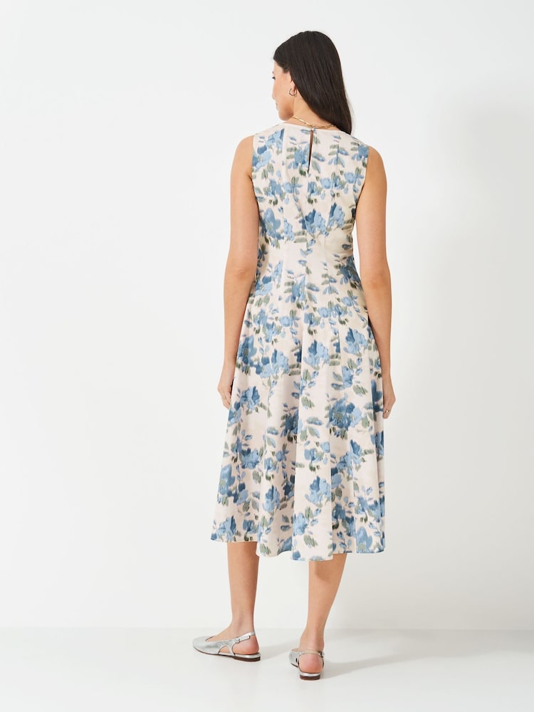 Crew Clothing Panelled Fit And Flare Floral Print Dress - Imagen 2 de 5 Crew Clothing Panelled Fit And Flare Floral Print Dress - Imagen 2 de 5