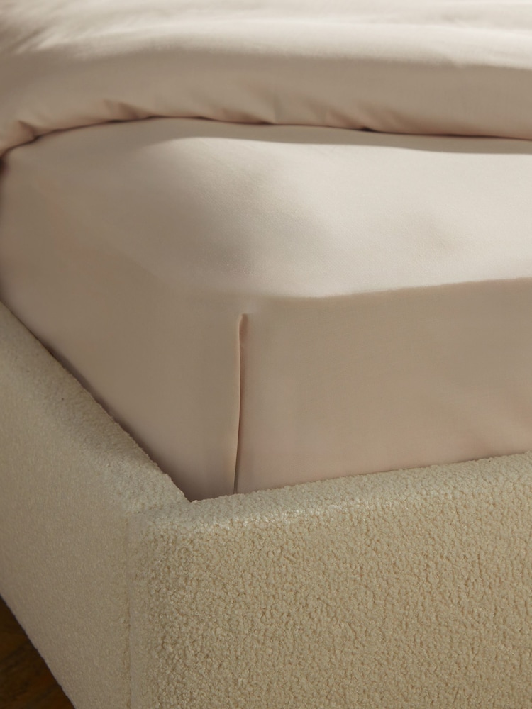 Silentnight Natural 100% Brushed Cotton Fitted Sheet - Image 1 of 6