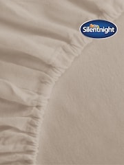 Silentnight Natural 100% Brushed Cotton Fitted Sheet - Image 4 of 6