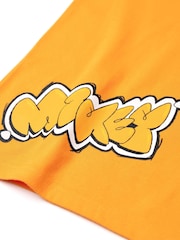 Vanilla Underground Orange Boys Teenage Mutant Ninja Turtles Mikey Short Sleeved 100% Cotton T-Shirt - Image 5 of 6