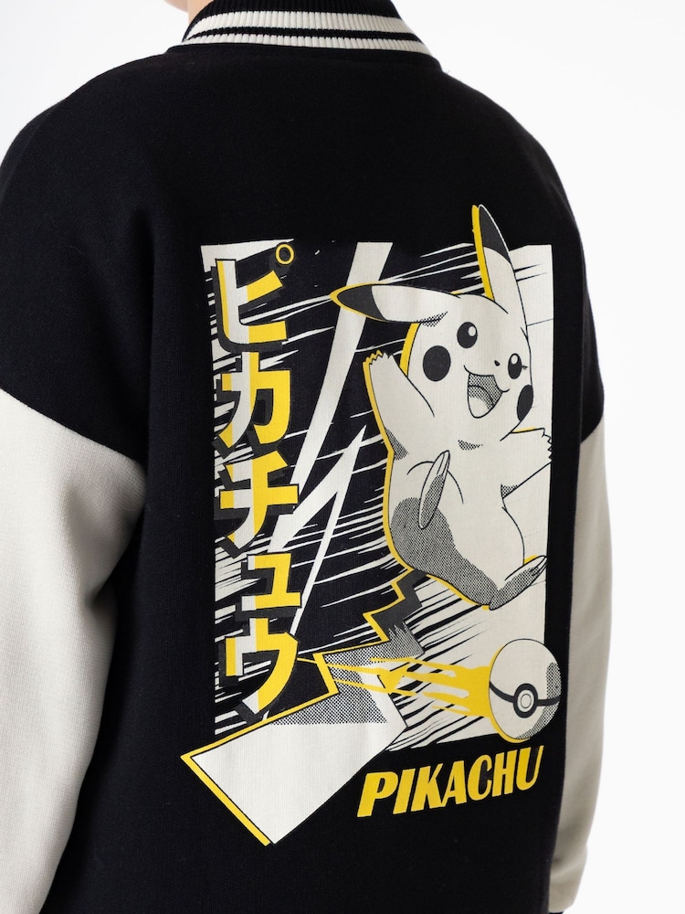 Vanilla Underground Black Boys Pokemon Pikachu Bomber Jacket - Image 2 of 6