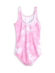 Vanilla Underground Pink Girls Disney Lilo & Stitch Multicoloured Angel Swimming Costume Swimsuit - Image 2 of 6