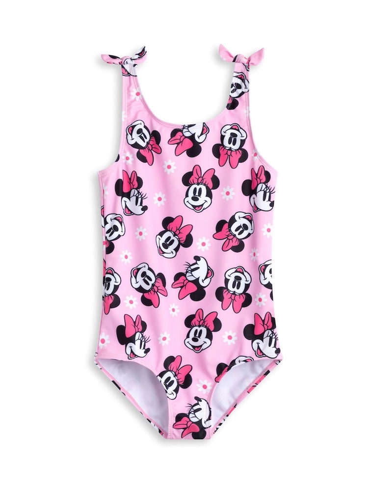 Vanilla Underground Pink Girls Disney Minnie Mouse Swimsuit - Image 1 of 6 Vanilla Underground Pink Girls Disney Minnie Mouse Swimsuit - Image 1 of 6