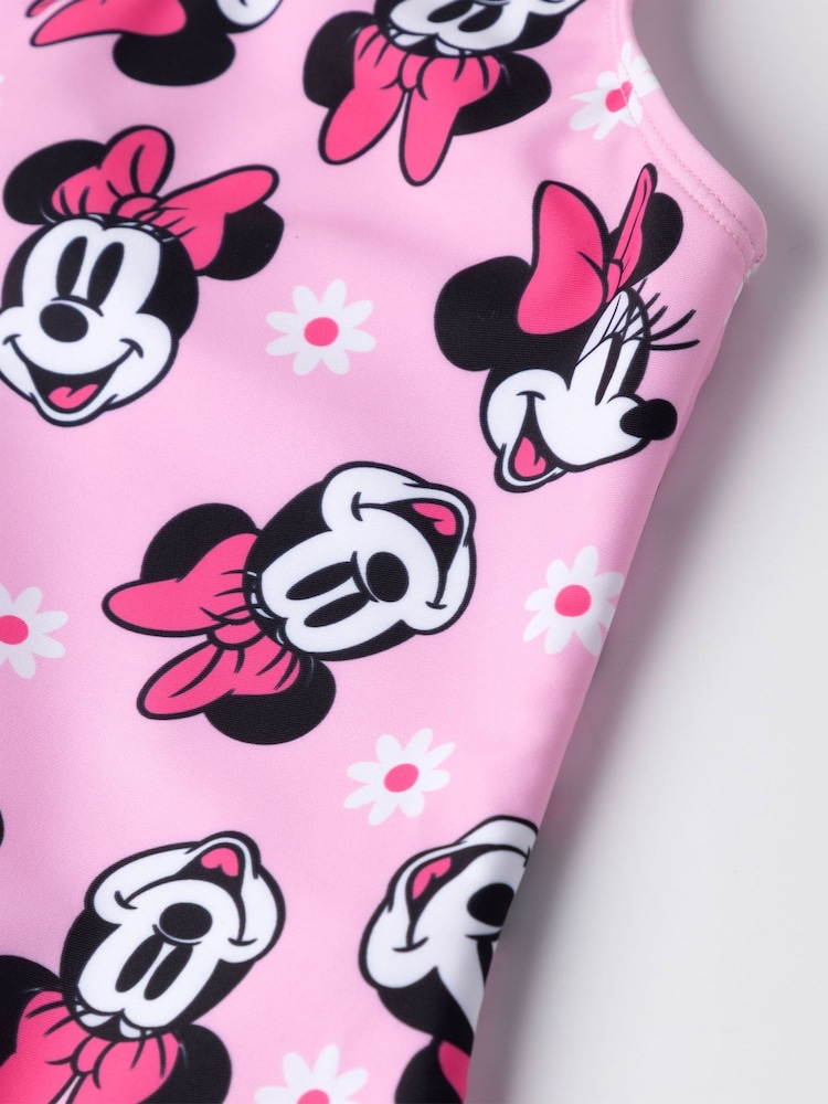 Vanilla Underground Pink Girls Disney Minnie Mouse Swimsuit - Image 6 of 6 Vanilla Underground Pink Girls Disney Minnie Mouse Swimsuit - Image 6 of 6