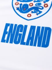 Vanilla Underground White England Boys White Rash Vest - Image 6 of 6