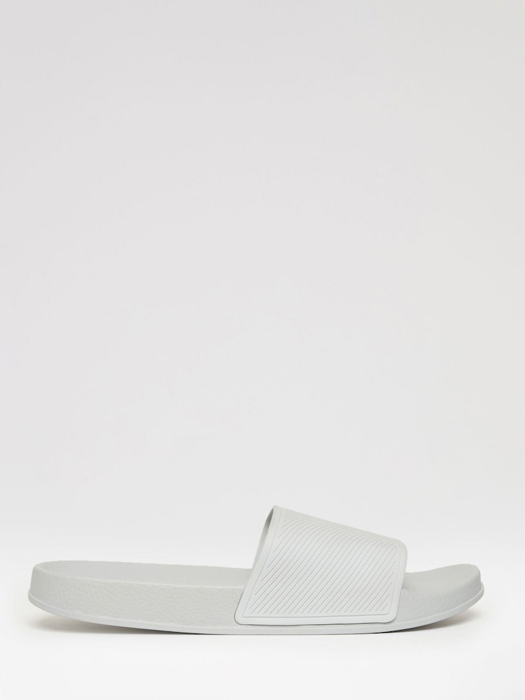 Threadbare Grey Sliders - Image 2 of 4 Threadbare Grey Sliders - Image 2 of 4