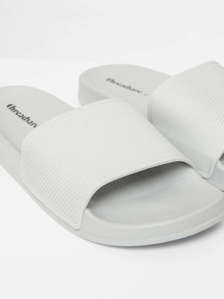 Threadbare Grey Sliders - Image 3 of 4