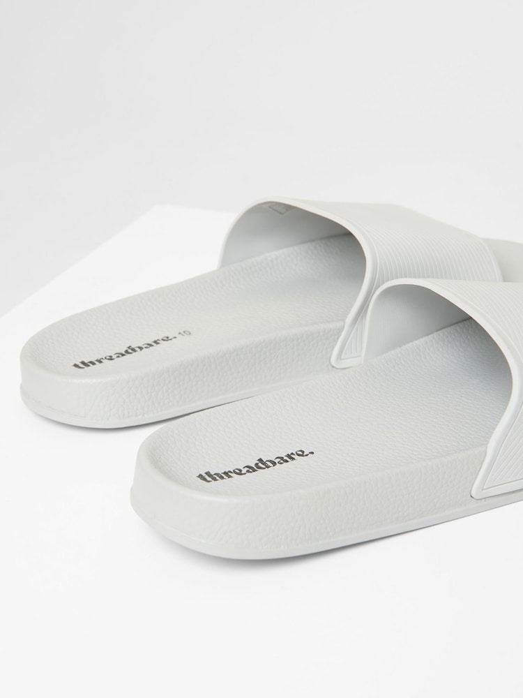 Threadbare Grey Sliders - Image 4 of 4 Threadbare Grey Sliders - Image 4 of 4