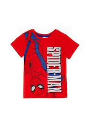 Vanilla Underground Boys Marvel Spiderman Short Sleeve Short Leg 100% Cotton Pyjamas Set - صورة 2 من 5