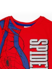 Vanilla Underground Boys Marvel Spiderman Short Sleeve Short Leg 100% Cotton Pyjamas Set - صورة 4 من 5