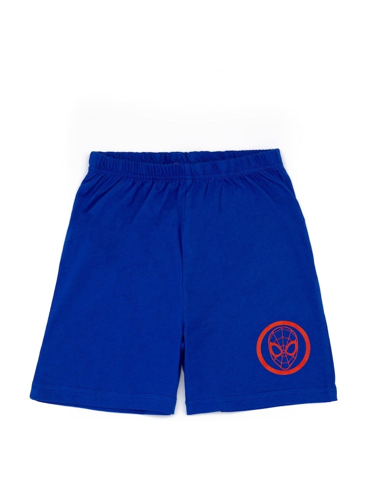 Vanilla Underground Boys Marvel Spiderman Short Sleeve Short Leg 100% Cotton Pyjamas Set - صورة 5 من 5