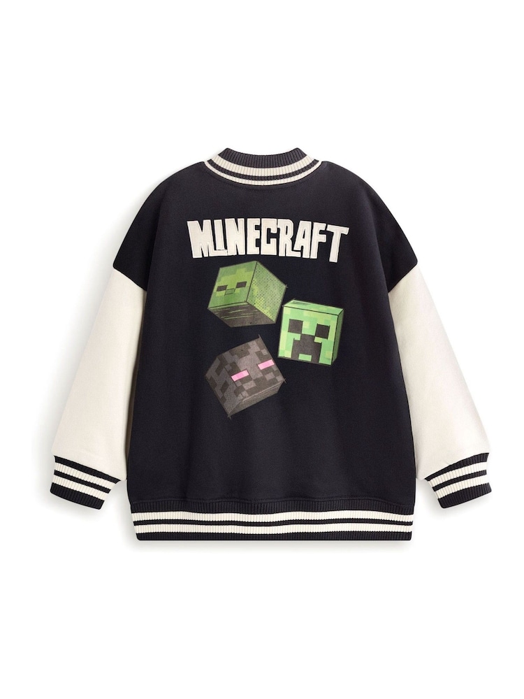 Vanilla Underground Black Boys Minecraft Bomber Jacket - Image 2 of 6 Vanilla Underground Black Boys Minecraft Bomber Jacket - Image 2 of 6