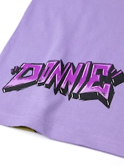 Vanilla Underground Purple Boys Teenage Mutant Ninja Turtles Donnie Short Sleeved T-Shirt - Image 6 of 7