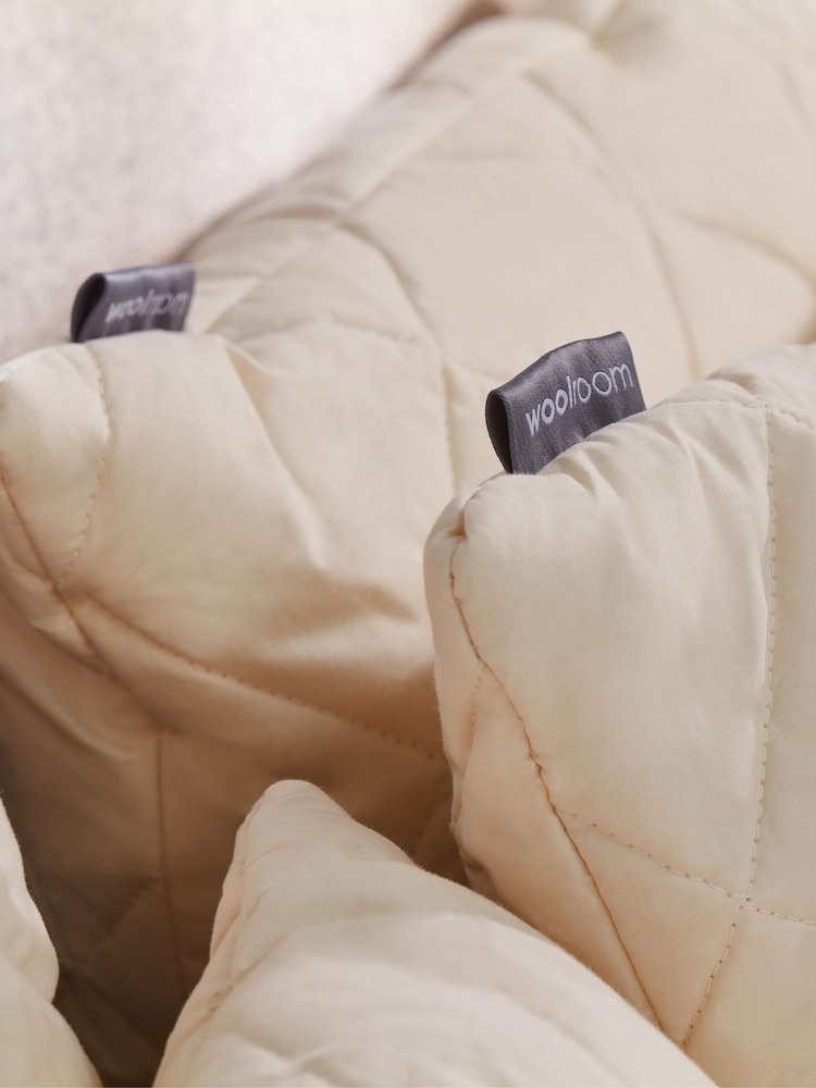 Woolroom Cream Deluxe Washable Wool King Size Pillow - Image 2 of 4