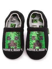 Vanilla Underground Black Boys Minecraft Slippers - Image 2 of 5