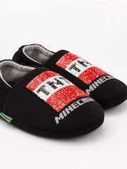 Vanilla Underground Black Boys Minecraft Slippers - Image 5 of 5