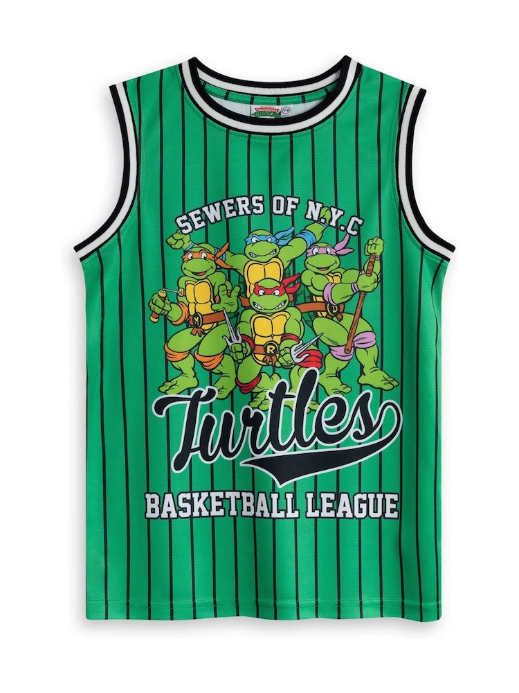 Vanilla Underground Green Boys Teenage Mutant Ninja Turtles Basketball Set 2 Piece - Image 2 of 6