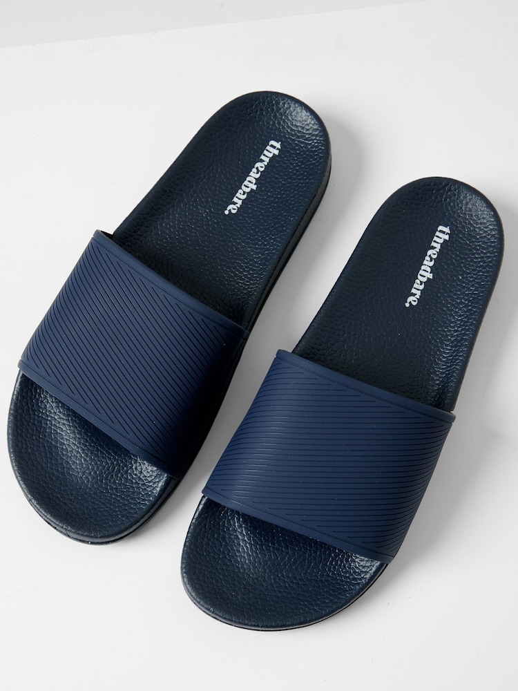 Threadbare Blue Sliders - Image 2 of 4
