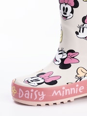 Vanilla Underground Pink Girls Disney Minnie and Daisy Wellington Boots with Handles - Image 4 of 6