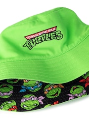 Vanilla Underground Green Boys Teenage Mutant Ninja Turtles Reversible Bucket Hat - Image 6 of 6
