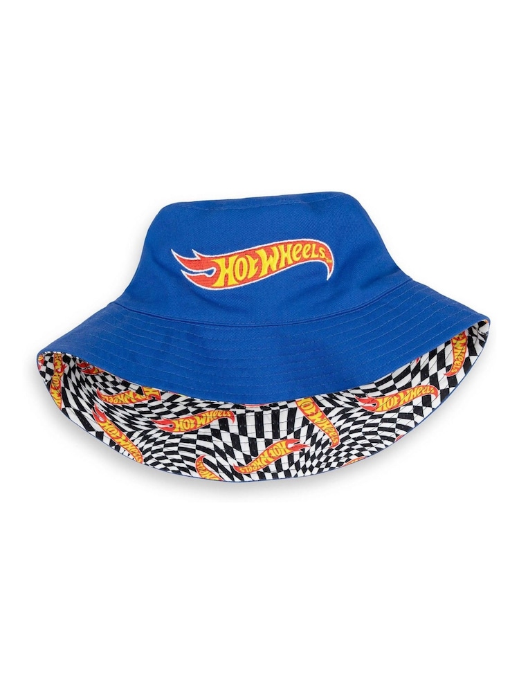 Vanilla Underground Multi Boys Hot Wheels Reversible Bucket Hat - Image 1 of 5