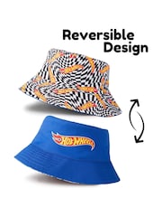 Vanilla Underground Multi Boys Hot Wheels Reversible Bucket Hat - Image 2 of 5