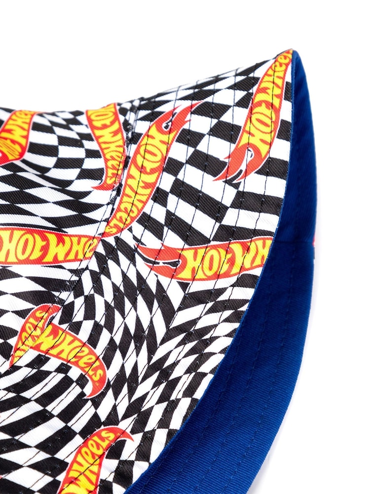 Vanilla Underground Multi Boys Hot Wheels Reversible Bucket Hat - Image 5 of 5