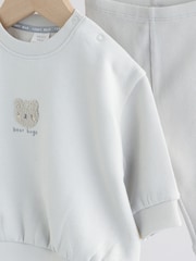 Ours gris - Ensemble bébé sweat et leggings (0mois-2ans) - Image 11 sur 11