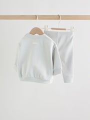 Ours gris - Ensemble bébé sweat et leggings (0mois-2ans) - Image 2 sur 11