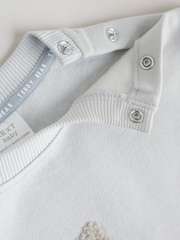 Ours gris - Ensemble bébé sweat et leggings (0mois-2ans) - Image 7 sur 11