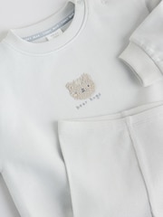 Ours gris - Ensemble bébé sweat et leggings (0mois-2ans) - Image 8 sur 11