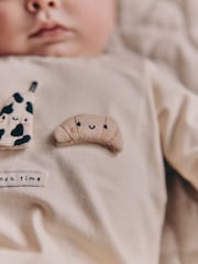 Neutral Milk Club Top and Legging Baby Set (0mths-2yrs) - Image 2 of 4