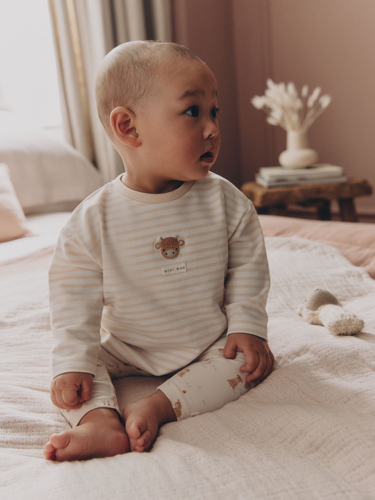 Neutral Hamish Top and Legging Baby Set (0mths-2yrs) - Image 1 of 19