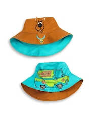 Vanilla Underground Multi Kids Scooby Doo Reversible Bucket Hat - Image 1 of 6