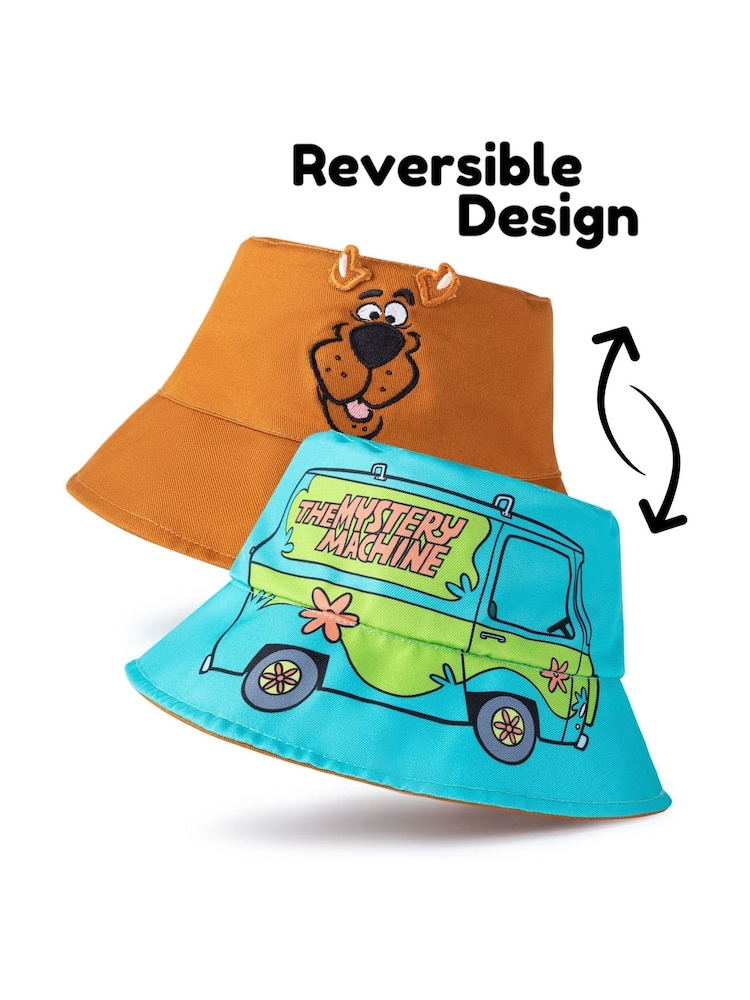 Vanilla Underground Multi Kids Scooby Doo Reversible Bucket Hat - Image 2 of 6