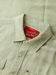 CamisasSuperdry de trabalho The Merchant Store Linen Blend - Imagem 7 de 7