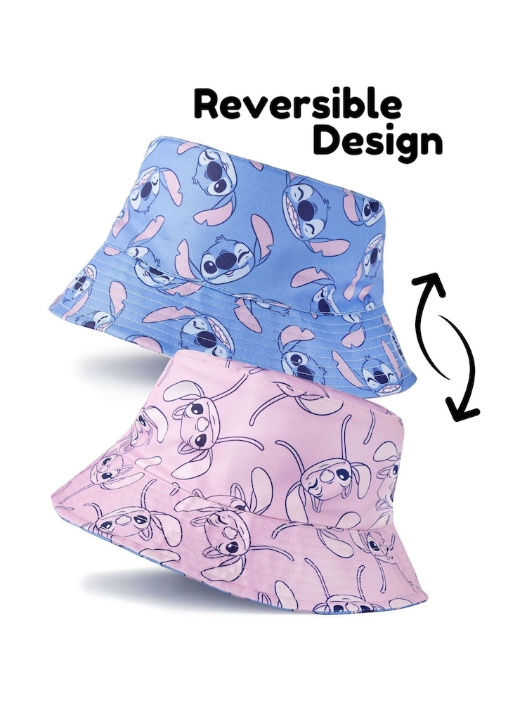 Vanilla Underground Girls Disney Lilo & Stitch Reversible Bucket Hat - Imagen 2 de 6