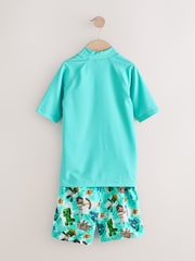 Minecraft Rash Vest and Swim Shorts Set (3-16yrs) - Image 2 of 5