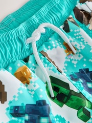 Minecraft Rash Vest and Swim Shorts Set (3-16yrs) - Image 4 of 5
