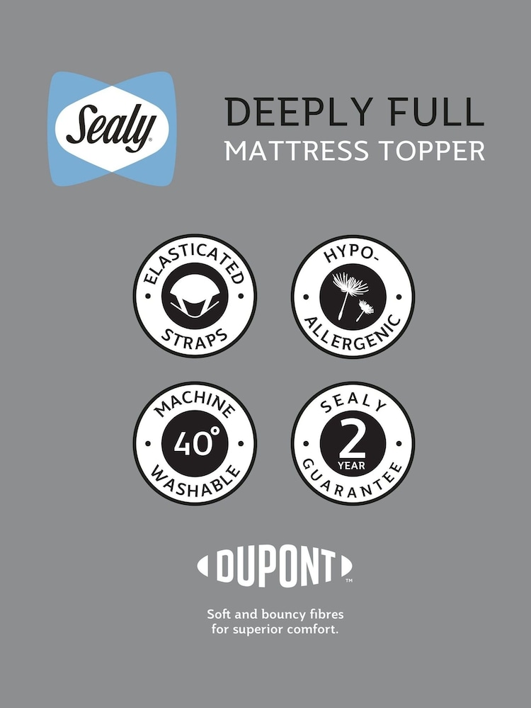 Silentnight Deeply Full Mattress Topper - Image 7 of 7