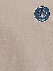 Silentnight Natural 100% Brushed Cotton Pillowcase Pair - Image 2 of 6