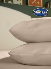 Silentnight Natural 100% Brushed Cotton Pillowcase Pair - Image 3 of 6