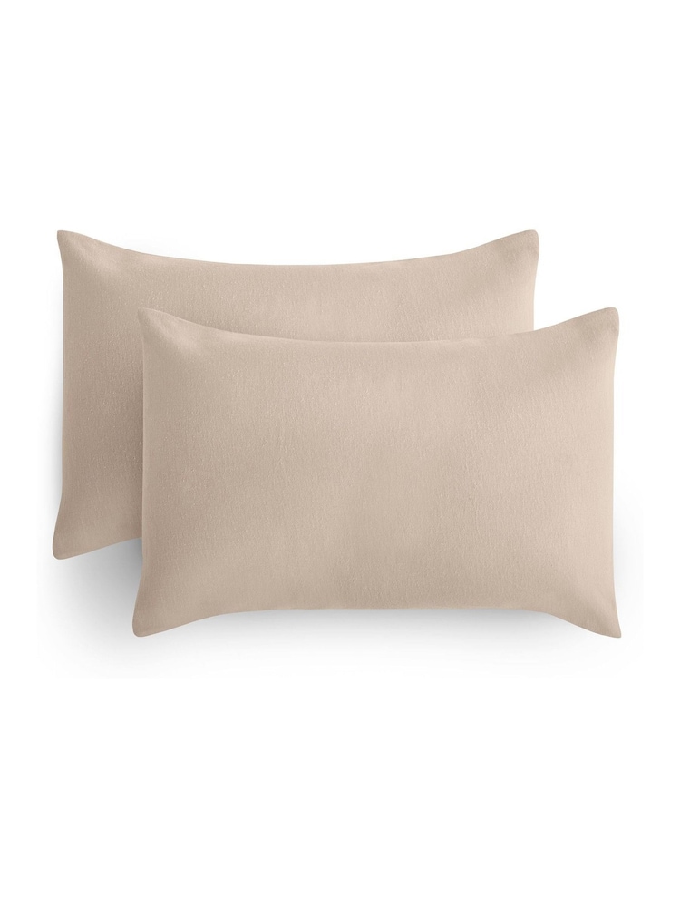 Silentnight Natural 100% Brushed Cotton Pillowcase Pair - Image 6 of 6