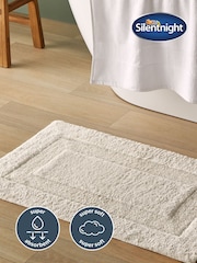 Silentnight Almond White Luxury Supersoft Bath Mat - Image 2 of 6