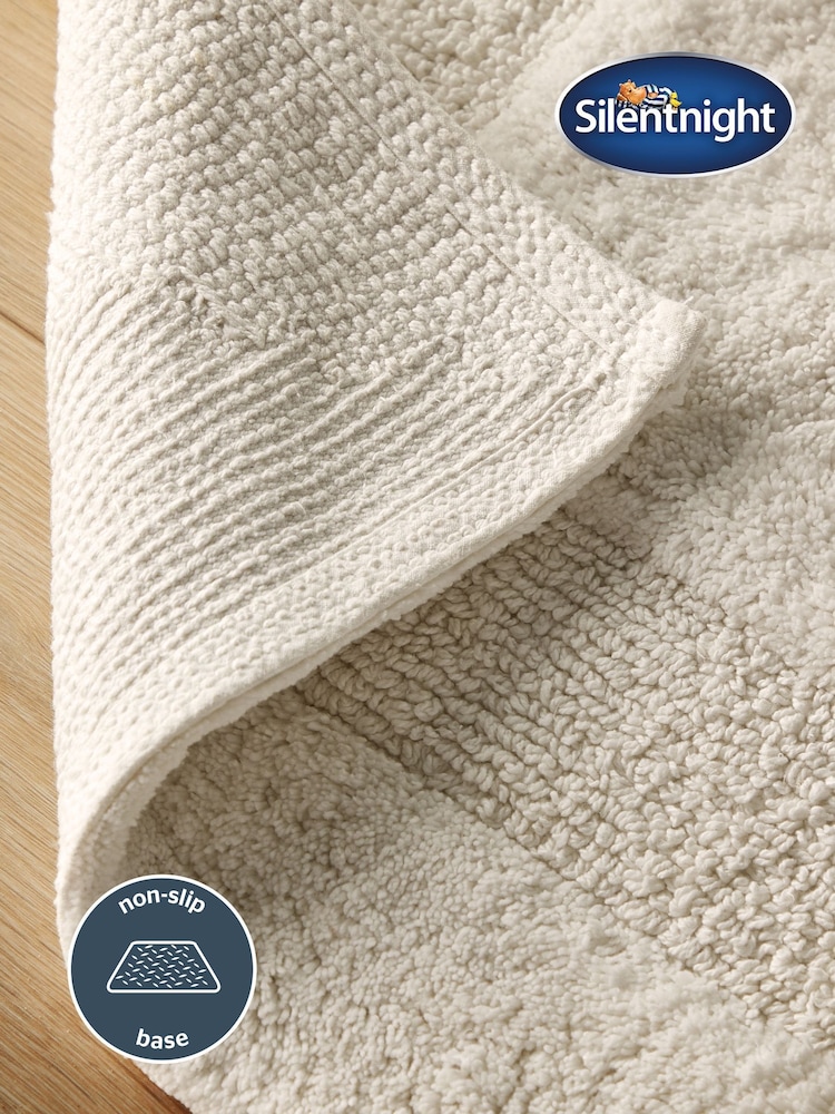 Silentnight Almond White Luxury Supersoft Bath Mat - Image 6 of 6