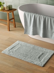 Silentnight Grey Luxury Supersoft Bath Mat - Image 1 of 6